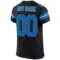 black_0028-3 Custom Black Panther Blue-White Mesh Authentic Football Jersey