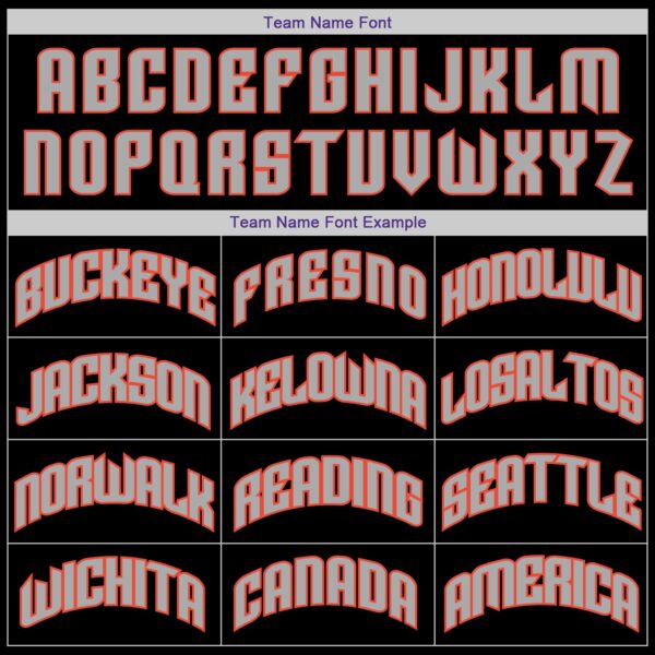 Custom Black Orange-Gray Authentic Throwback Basketball Jersey