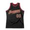 Custom Black Camo-Red Authentic Throwback Basketball Jersey
