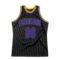 Custom Black Purple-Light Blue Authentic Throwback Basketball Jersey