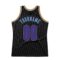 Custom Black Purple-Light Blue Authentic Throwback Basketball Jersey