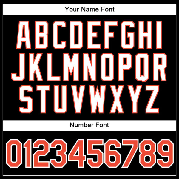 Custom Black White Pinstripe Orange-White Authentic Basketball Jersey