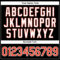 Custom Black White Pinstripe Orange-White Authentic Basketball Jersey