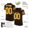 brown_0005-1 Custom Brown Gold-White Mesh Authentic Football Jersey