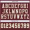 Custom Burgundy White-Old Gold Mesh Authentic Football Jersey