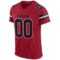 cardinal_0001-2 Custom Cardinal Black-White Mesh Authentic Football Jersey