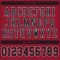 cardinal_0001-4 Custom Cardinal Black-White Mesh Authentic Football Jersey