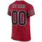 cardinal_0004-3 Custom Cardinal Black-White Mesh Authentic Football Jersey