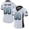 carolina_0020 Custom White Black-Panther Blue Drift Fashion Football Jersey