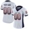 chicago_0054 Custom White Navy-Orange Drift Fashion Football Jersey