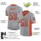 chicago_0056-1 Custom Light Gray Orange-Navy Drift Fashion Football Jersey