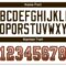 cleveland_0049-3 Custom White Brown-Orange Drift Fashion Football Jersey