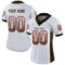 cleveland_0050_89691796-b596-4fac-84f3-63a28a90725e Custom White Brown-Orange Drift Fashion Football Jersey