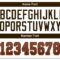 cleveland_0053-3 Custom Gray Brown-Orange Drift Fashion Football Jersey
