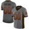 cleveland_0053 Custom Gray Brown-Orange Drift Fashion Football Jersey