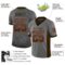 cleveland_0054-1 Custom Gray Brown-Orange Drift Fashion Football Jersey