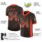 cleveland_0056-1 Custom Brown Orange-White Drift Fashion Football Jersey