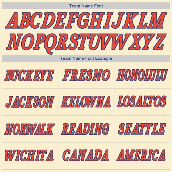 Custom Cream Orange-Royal Round Neck Rib-Knit Basketball Jersey