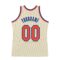Custom Cream Orange-Royal Authentic Throwback Basketball Jersey