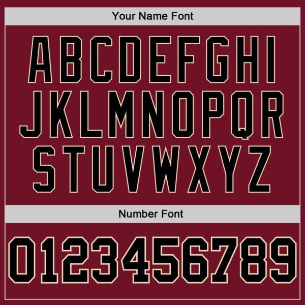 Custom Crimson Black-City Cream Authentic Baseball Jersey