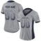 dallas_0036 Custom Light Gray Navy-White Drift Fashion Football Jersey