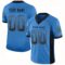 detroit_0051 Custom Powder Blue Black-Gray Drift Fashion Football Jersey