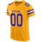 gold_0004-2 Custom Gold Purple-White Mesh Authentic Football Jersey