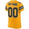 gold_0005-3 Custom Gold Navy-Powder Blue Mesh Authentic Football Jersey