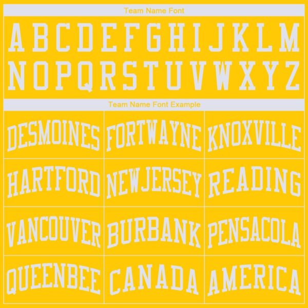 Custom Gold White Round Neck Basketball Jersey