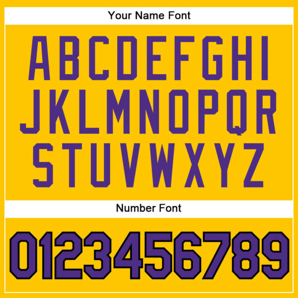 Custom Gold Black Pinstripe Purple-White Authentic Basketball Jersey