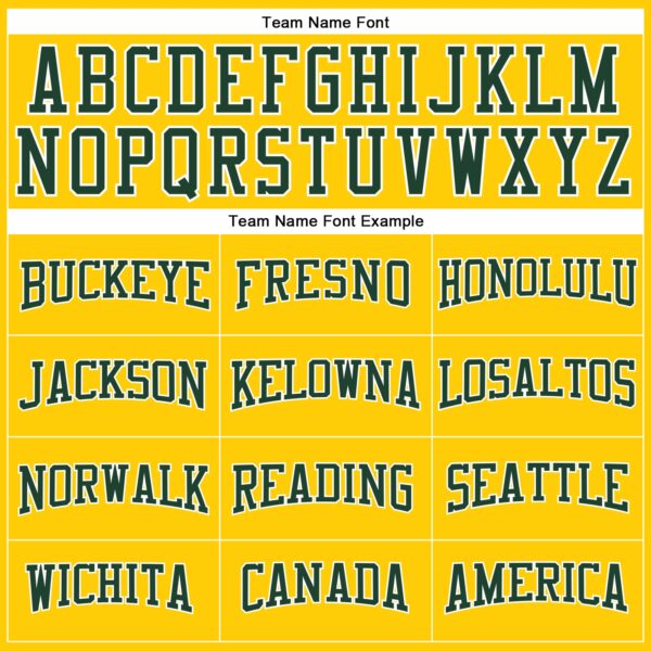 Custom Gold Green-White Authentic Throwback Basketball Jersey