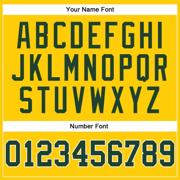 Custom Gold Green-White Authentic Throwback Basketball Jersey