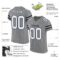 gray_0001-1 Custom Gray White-Black Mesh Authentic Football Jersey