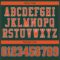 Custom Green Orange-White Mesh Authentic Football Jersey