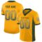 green_b_0027 Custom Gold Green-White Drift Fashion Football Jersey