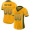 green_b_0028 Custom Gold Green-White Drift Fashion Football Jersey