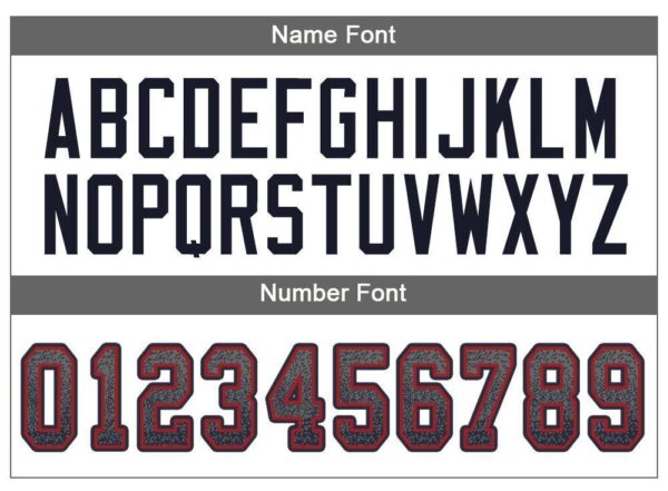 houston_0057-3 Custom Gray Navy-Red Drift Fashion Football Jersey