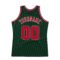 Custom Hunter Green Red-Black Authentic Throwback Basketball Jersey