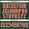 Custom Hunter Green Orange-White Authentic Throwback Basketball Jersey