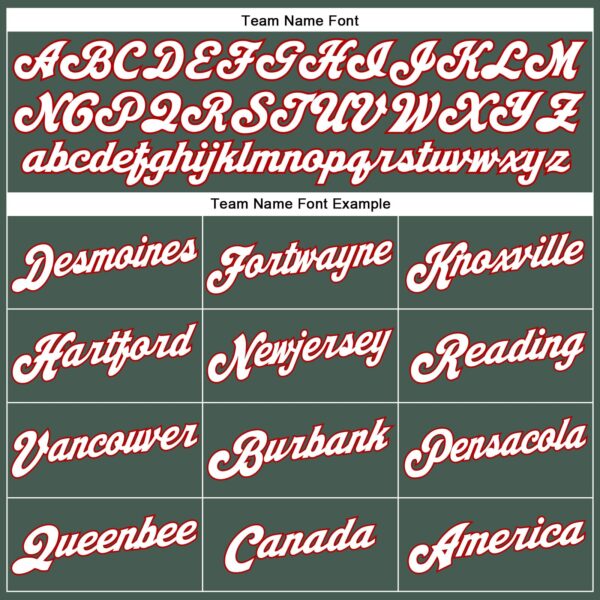 Custom Hunter Green White Pinstripe White-Red Authentic Basketball Jersey