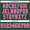Custom Hunter Green Pink-White Authentic Throwback Basketball Jersey