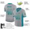 jacksonville_0026-1 Custom Light Gray Teal-Old Gold Drift Fashion Football Jersey