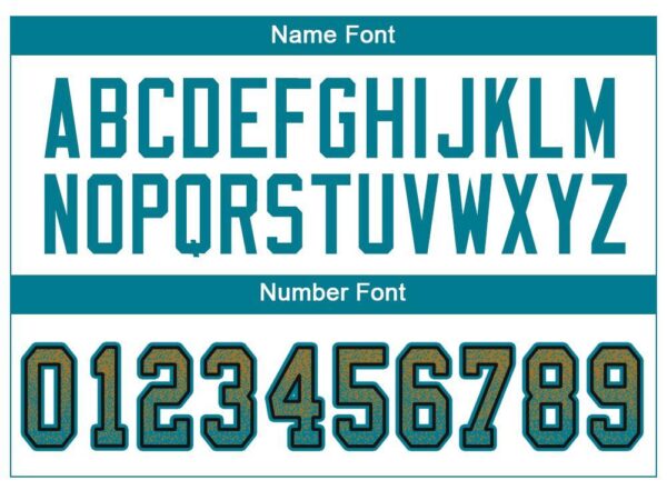jacksonville_0027-3 Custom Old Gold Teal-Black Drift Fashion Football Jersey