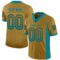 jacksonville_0027 Custom Old Gold Teal-Black Drift Fashion Football Jersey