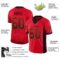kansas_c_0034-1 Custom Scarlet Black-Gold Drift Fashion Football Jersey