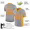 kansas_c_0038-1 Custom Light Gray Gold-Scarlet Drift Fashion Football Jersey