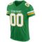 kelly_green_0024-1 Custom Grass Green White-Gold Mesh Authentic Football Jersey