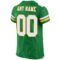 kelly_green_0024-2 Custom Grass Green White-Gold Mesh Authentic Football Jersey