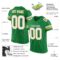 kelly_green_0024-3 Custom Grass Green White-Gold Mesh Authentic Football Jersey