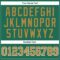 Custom Kelly Green Old Gold-White Authentic Throwback Basketball Jersey